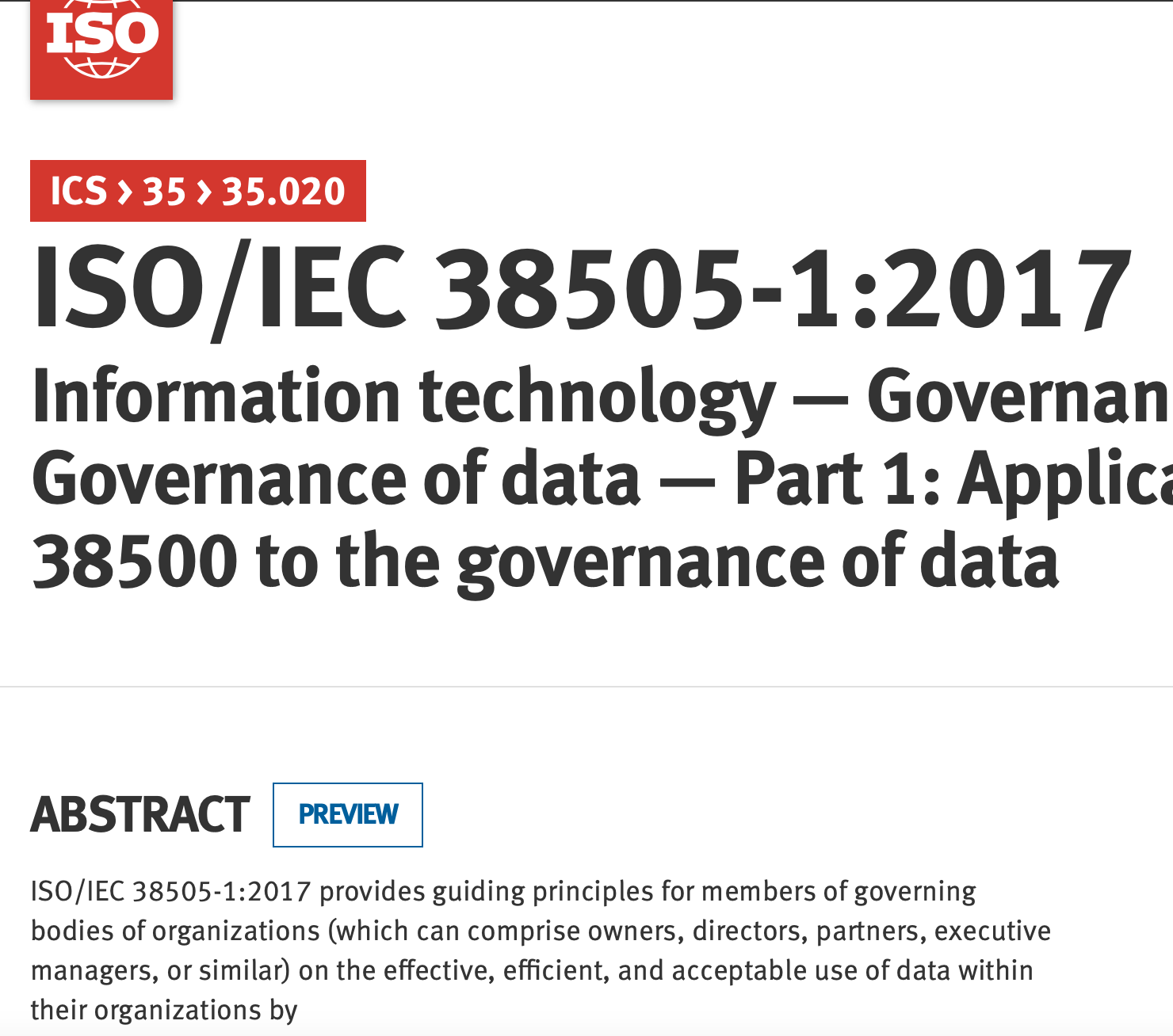 ISO38505数据治理安全管理