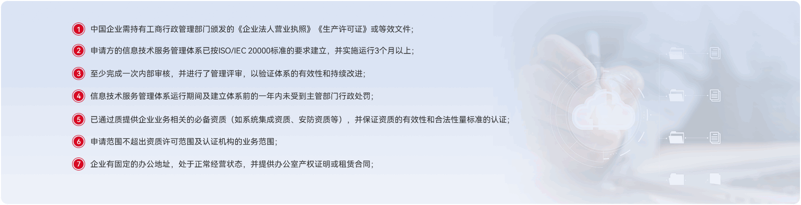 ISO 20000 办理材料